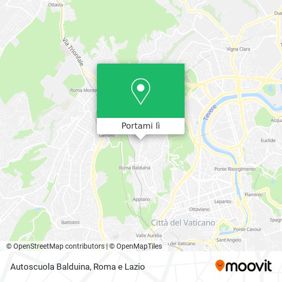 Mappa Autoscuola Balduina