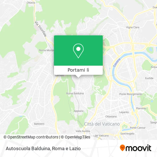 Mappa Autoscuola Balduina