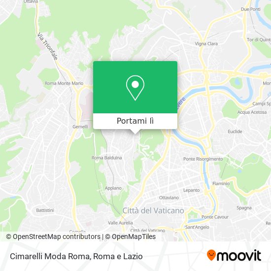 Mappa Cimarelli Moda Roma