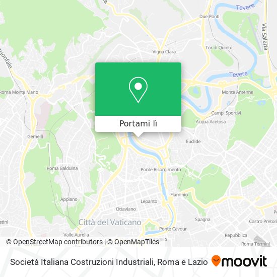 Mappa Società Italiana Costruzioni Industriali