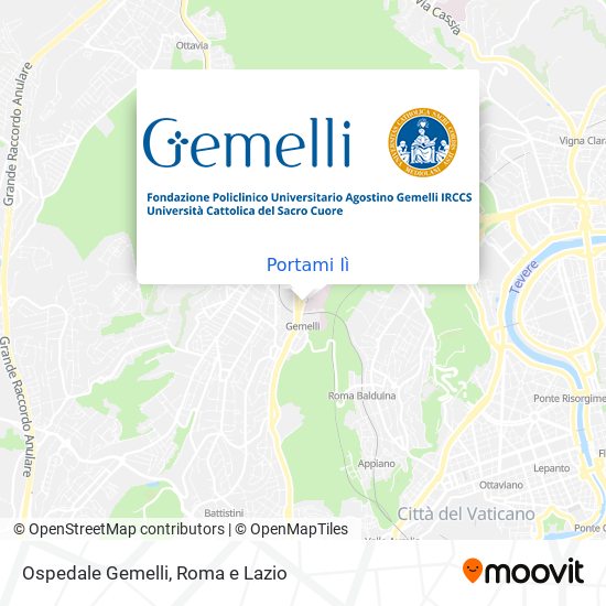 Mappa Ospedale Gemelli