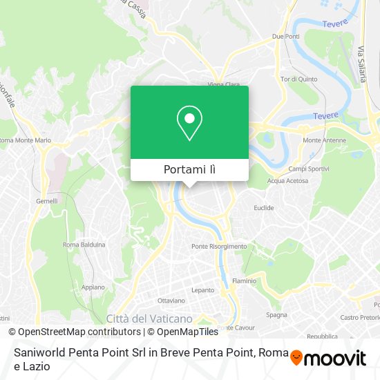 Mappa Saniworld Penta Point Srl in Breve Penta Point