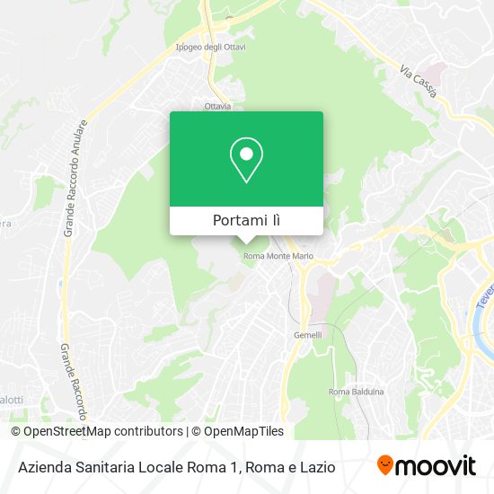 Mappa Azienda Sanitaria Locale Roma 1