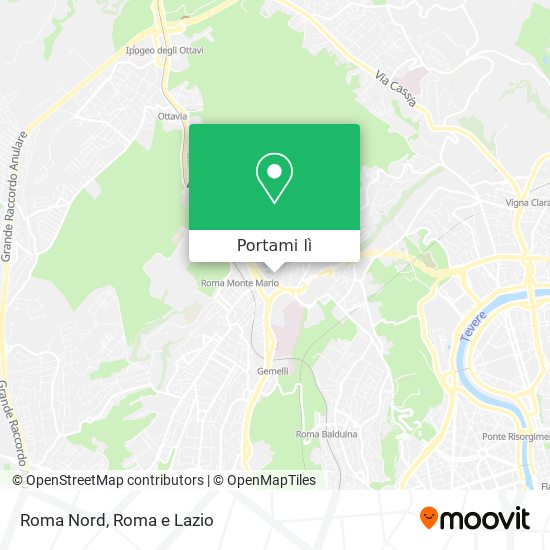 Mappa Roma Nord