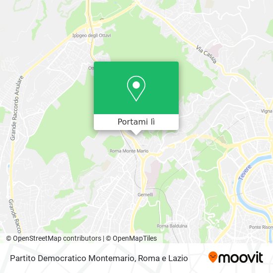 Mappa Partito Democratico Montemario