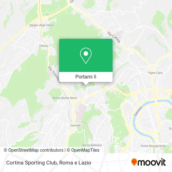 Mappa Cortina Sporting Club