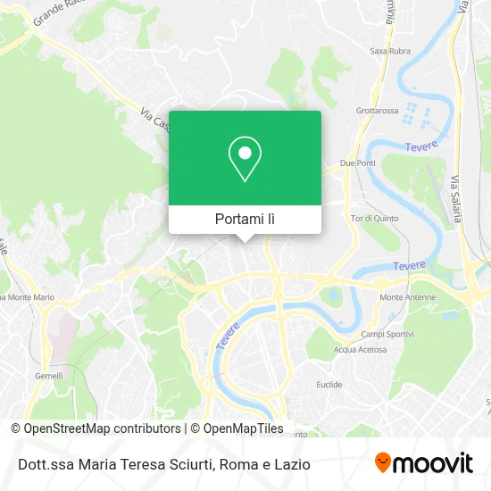 Mappa Dott.ssa Maria Teresa Sciurti