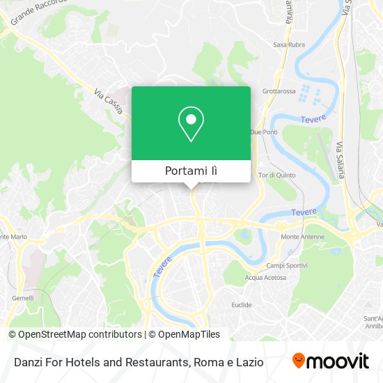 Mappa Danzi For Hotels and Restaurants