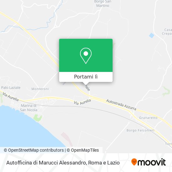 Mappa Autofficina di Marucci Alessandro