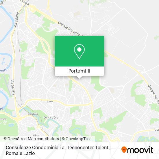 Mappa Consulenze Condominiali al Tecnocenter Talenti