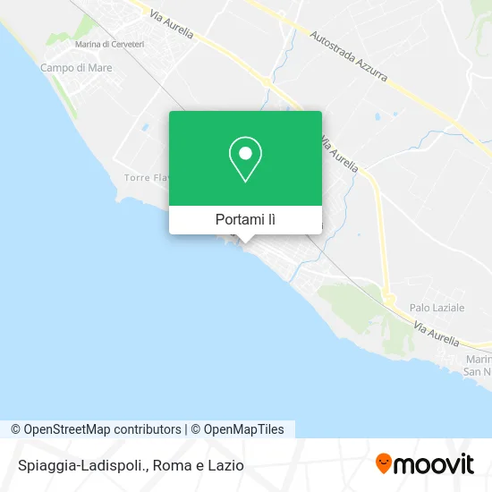 Mappa Spiaggia-Ladispoli.