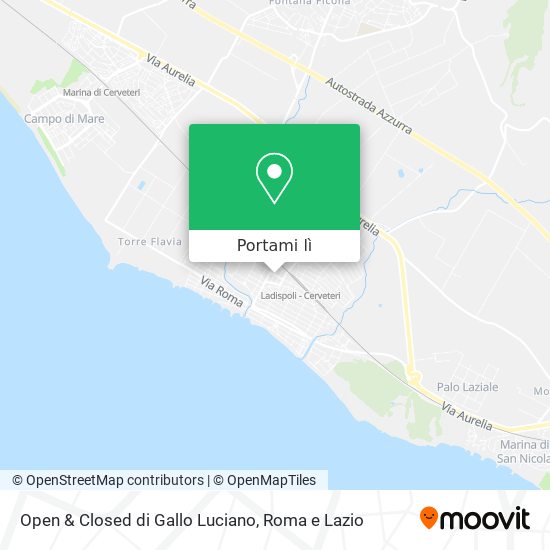 Mappa Open & Closed di Gallo Luciano