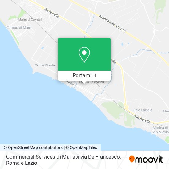 Mappa Commercial Services di Mariasilvia De Francesco