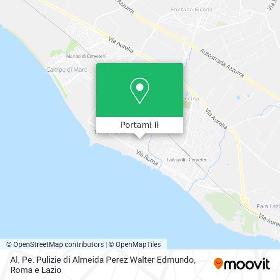 Mappa Al. Pe. Pulizie di Almeida Perez Walter Edmundo