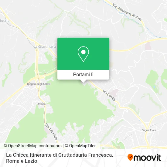 Mappa La Chicca Itinerante di Gruttadauria Francesca