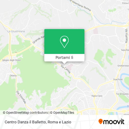 Mappa Centro Danza il Balletto
