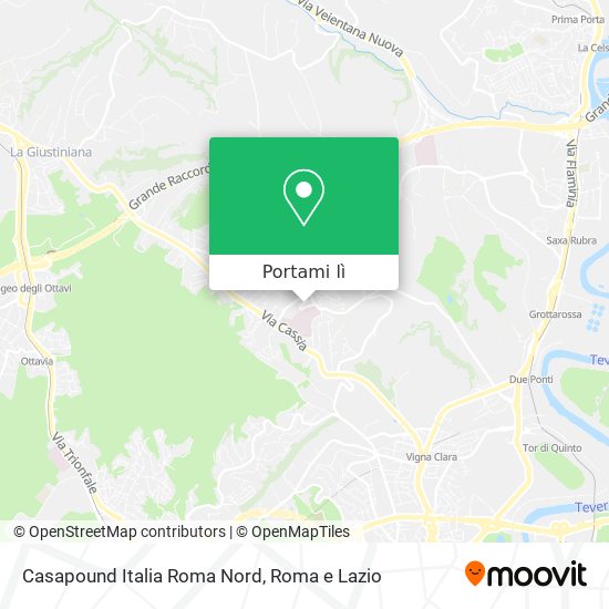 Mappa Casapound Italia Roma Nord