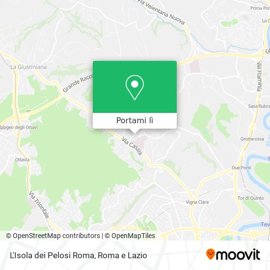 Mappa L'Isola dei Pelosi Roma