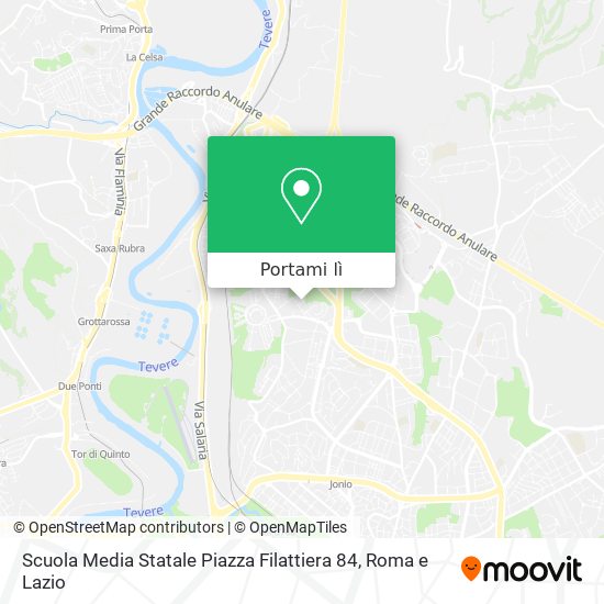Mappa Scuola Media Statale Piazza Filattiera 84