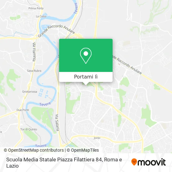 Mappa Scuola Media Statale Piazza Filattiera 84