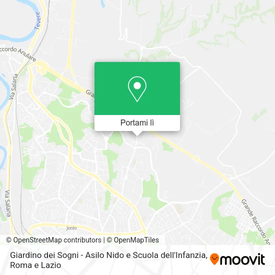 Mappa Giardino dei Sogni - Asilo Nido e Scuola dell'Infanzia