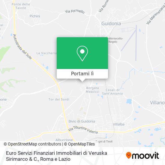 Mappa Euro Servizi Finanziari Immobiliari di Veruska Sirimarco & C.