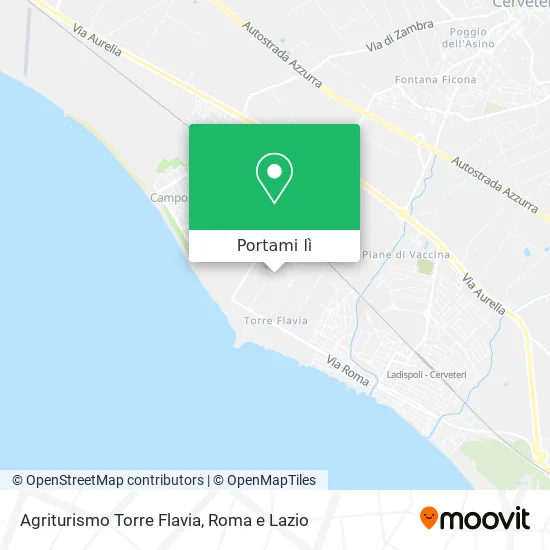 Mappa Agriturismo Torre Flavia