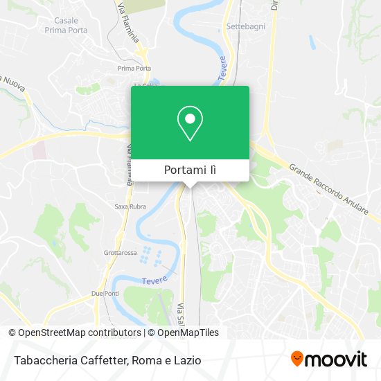 Mappa Tabaccheria Caffetter