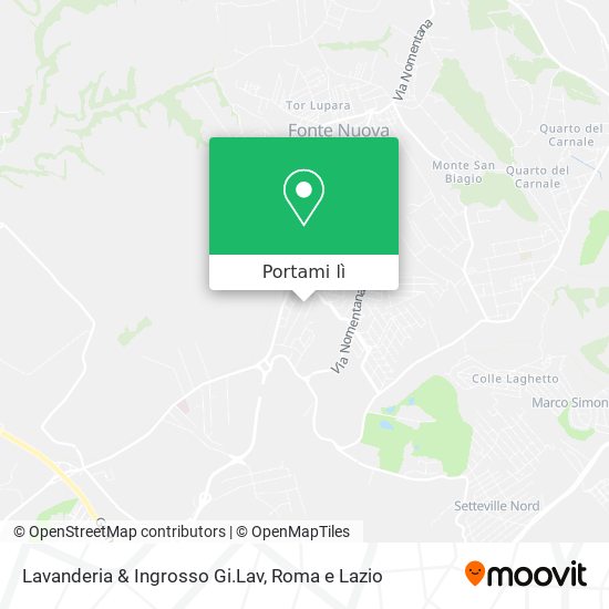 Mappa Lavanderia & Ingrosso Gi.Lav