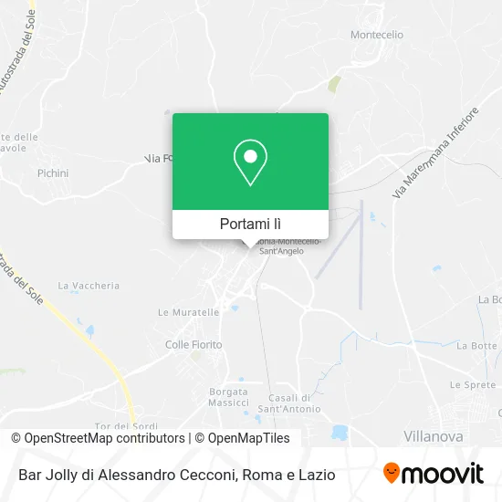 Mappa Bar Jolly di Alessandro Cecconi