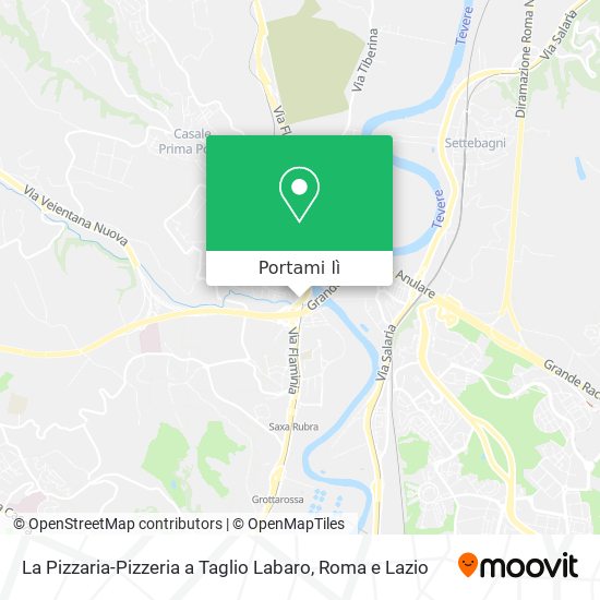Mappa La Pizzaria-Pizzeria a Taglio Labaro