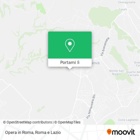 Mappa Opera in Roma