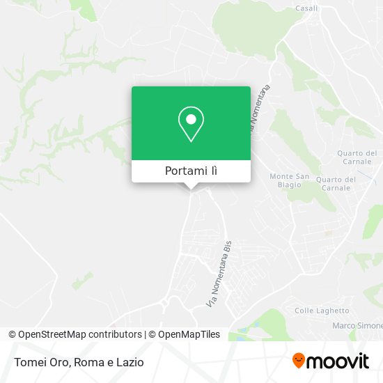 Mappa Tomei Oro