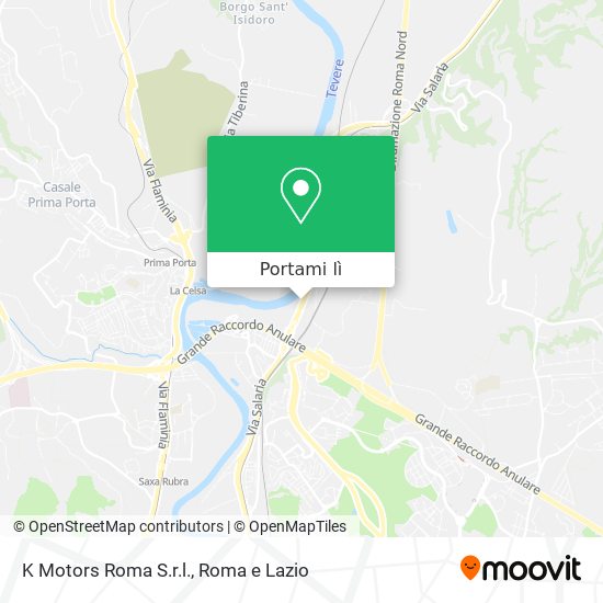 Mappa K Motors Roma S.r.l.
