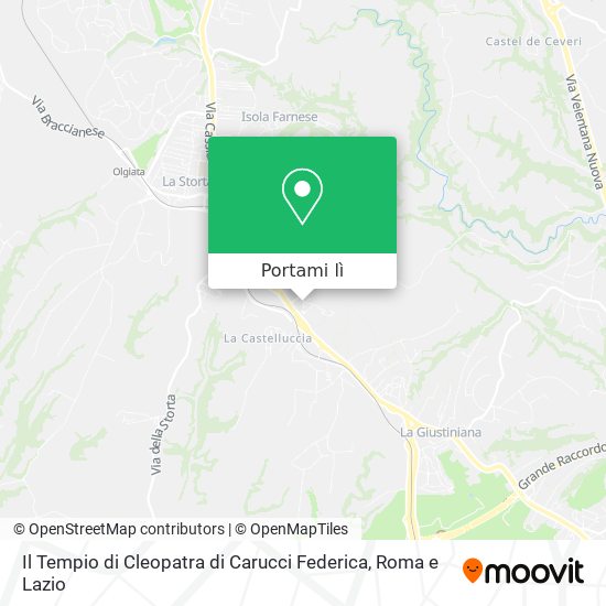 Mappa Il Tempio di Cleopatra di Carucci Federica