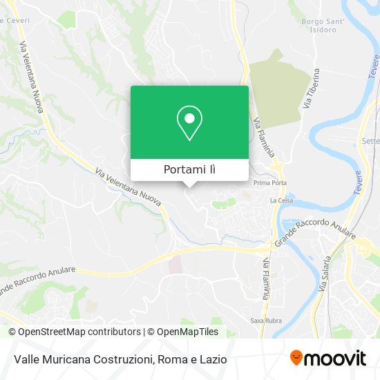 Mappa Valle Muricana Costruzioni
