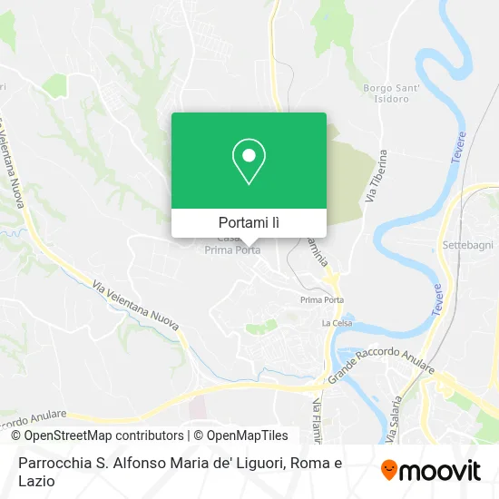 Mappa Parrocchia S. Alfonso Maria de' Liguori