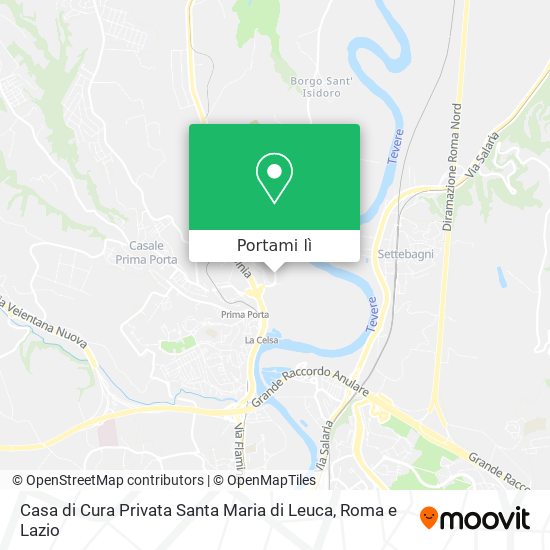 Mappa Casa di Cura Privata Santa Maria di Leuca