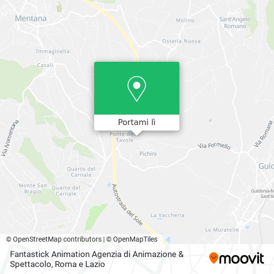Mappa Fantastick Animation Agenzia di Animazione & Spettacolo