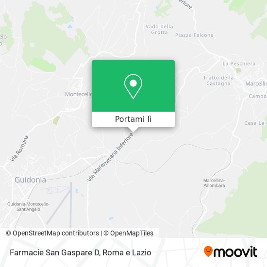 Mappa Farmacie San Gaspare D