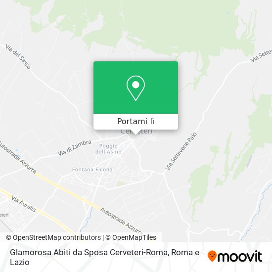 Mappa Glamorosa Abiti da Sposa Cerveteri-Roma