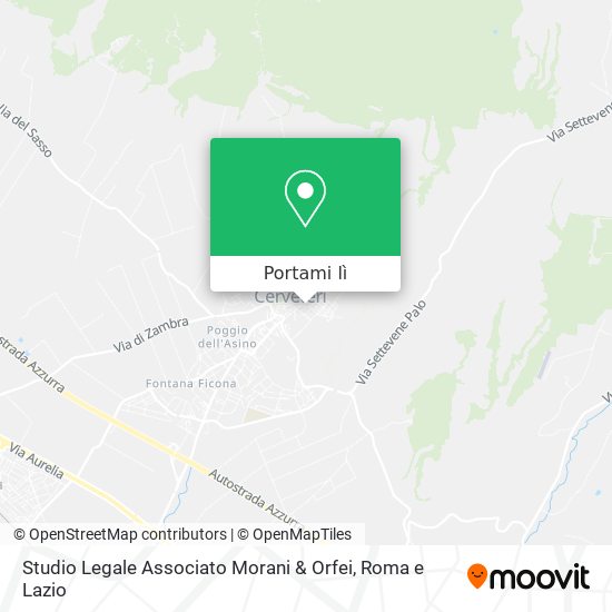 Mappa Studio Legale Associato Morani & Orfei