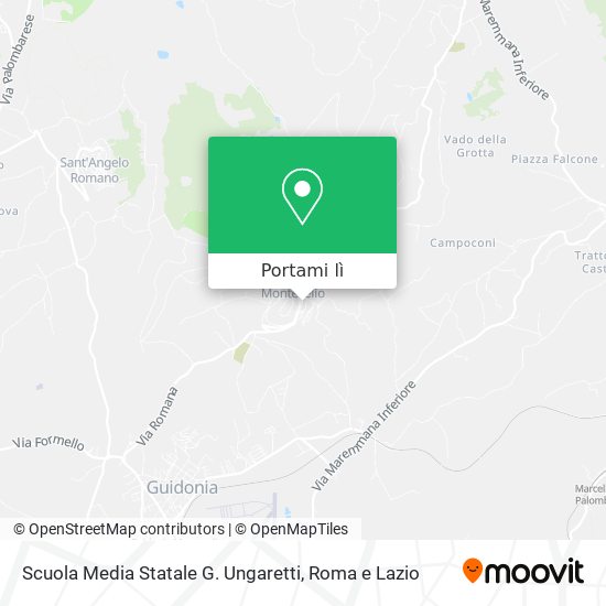 Mappa Scuola Media Statale G. Ungaretti