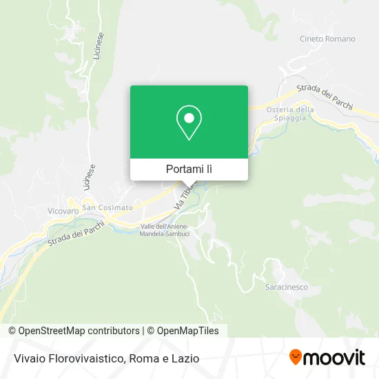 Mappa Vivaio Florovivaistico