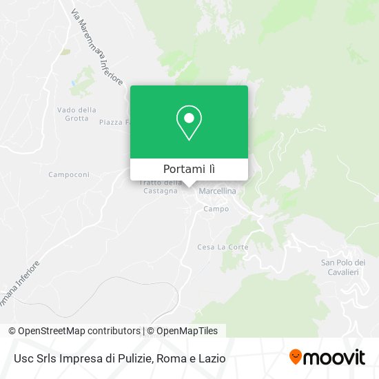 Mappa Usc Srls Impresa di Pulizie