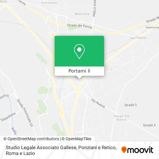 Mappa Studio Legale Associato Gallese, Ponziani e Retico