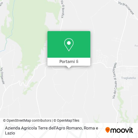 Mappa Azienda Agricola Terre dell'Agro Romano