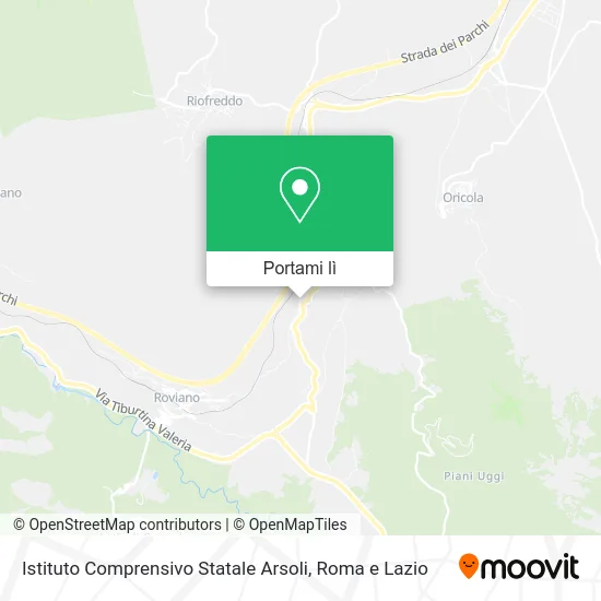 Mappa Istituto Comprensivo Statale Arsoli