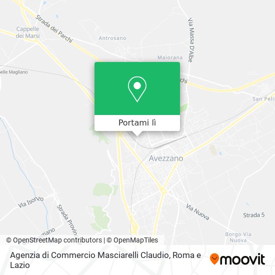 Mappa Agenzia di Commercio Masciarelli Claudio