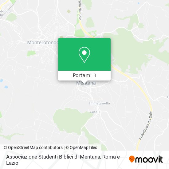 Mappa Associazione Studenti Biblici di Mentana